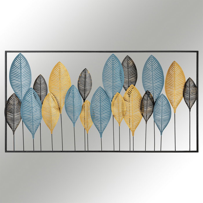 Wallity Zevahir 4 - Escultura de pared de metal multicolor